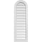 Ekena Millwork Round Top Surface Mount PVC Gable Vent w/ 2"W x 2"P Brickmould Sill Frame, 14"W x 42"H GVPRT14X4203SN - alternate 1